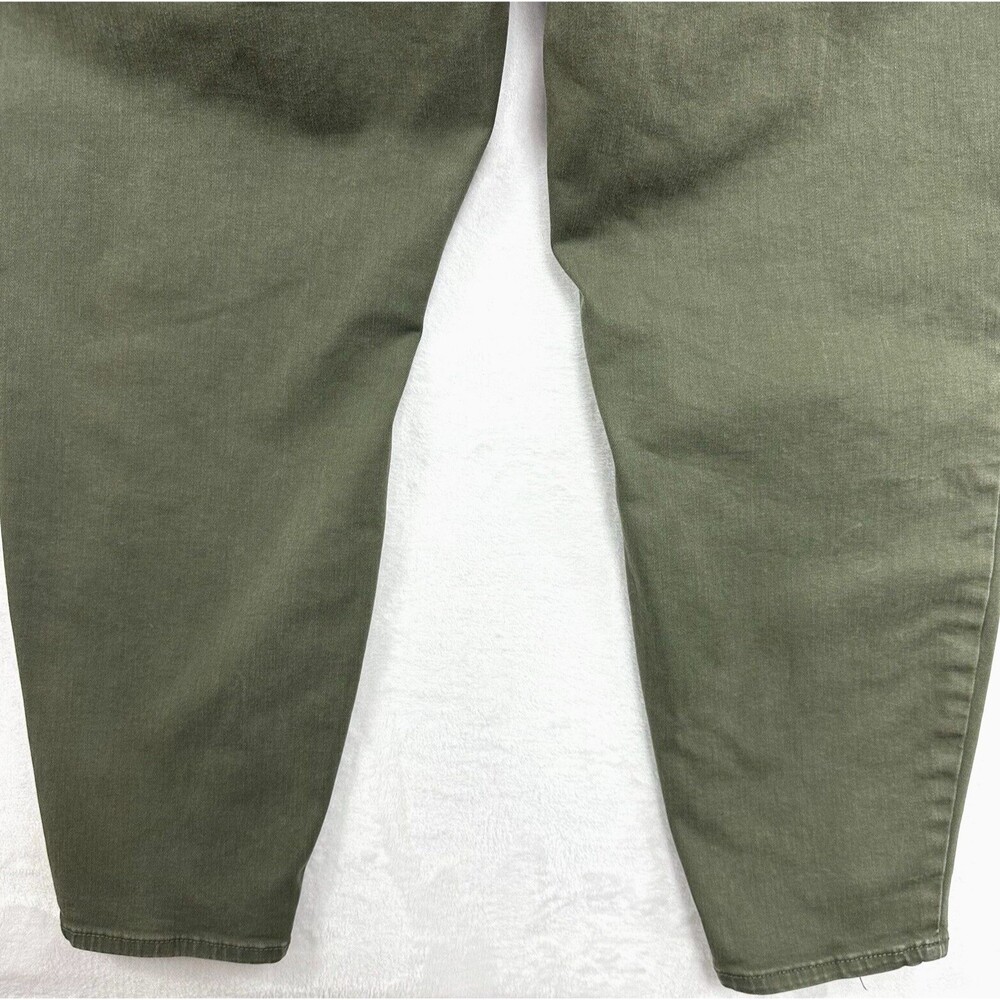 Torrid Sky High Skinny Super Soft Jeans Womens 26T Tall Stretch Olive Green - Picture 8 of 15